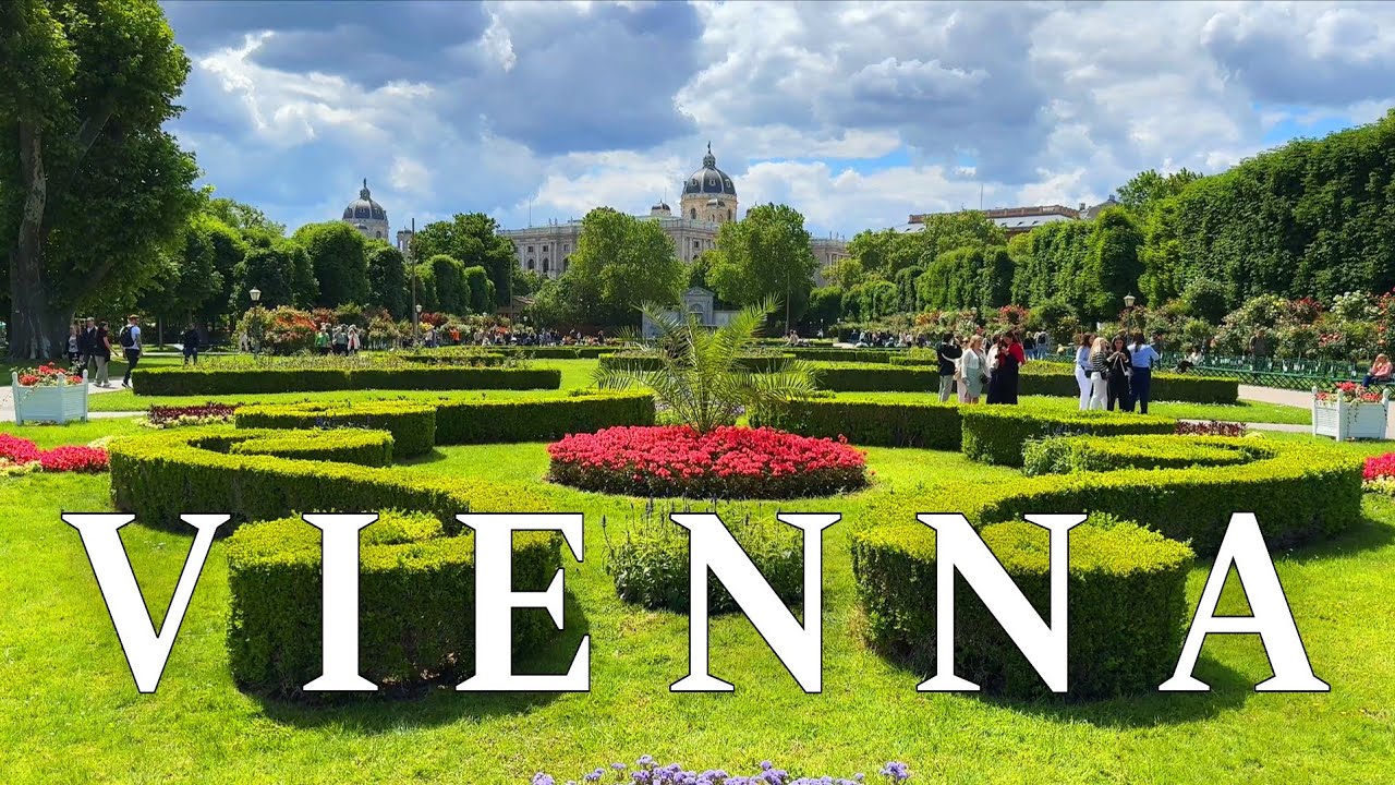 Vienna, Austria 🇦🇹 2025 Walking Tour || Volksgarten, Hofburg,  Rathausplatz  4K UHD
