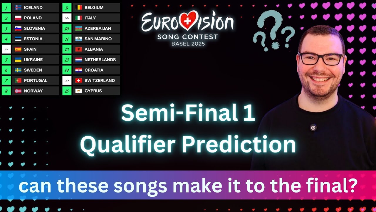 Eurovision 2025: Semi-Final 1 Qualifiers Prediction #eurovision2025 #sf1