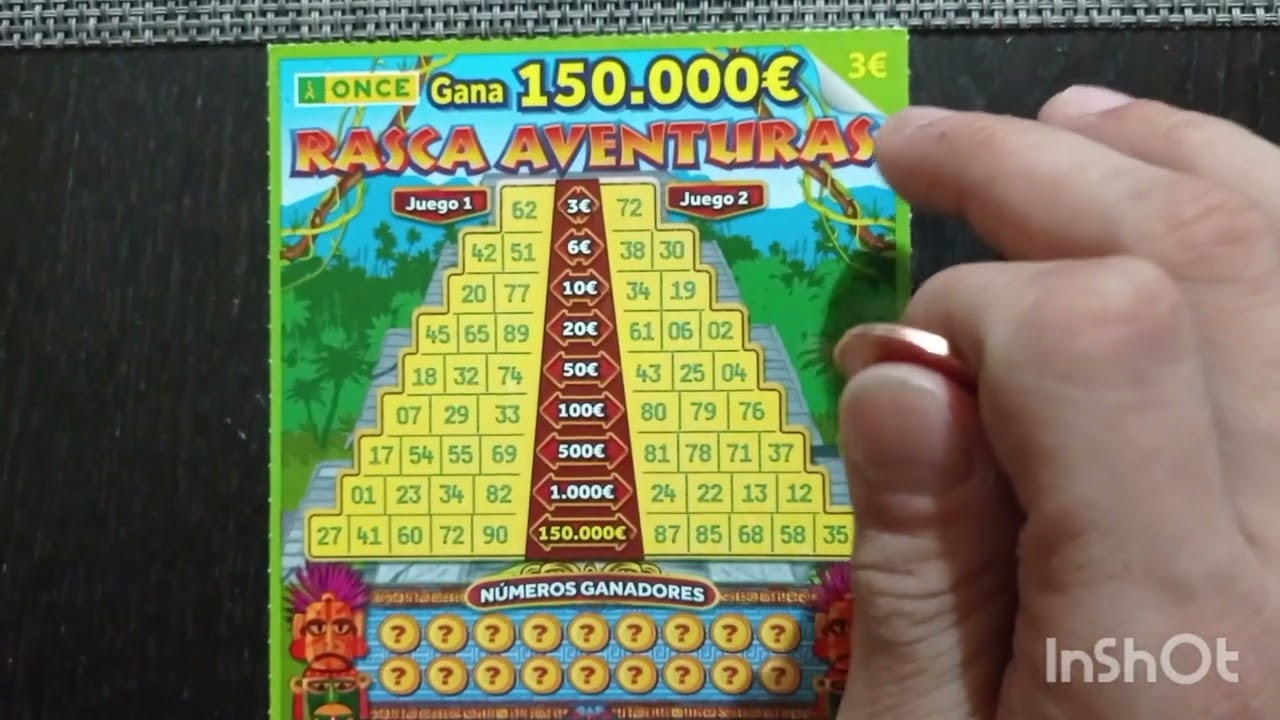 Rascas Once - Super premio Rasca de Aventuras 🤩 Rasca premiado con 500€ 🤑🤑🤑