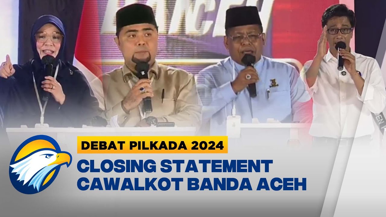 [Full] Closing Statement 4 Calon Walikota & Wakil Walikota Banda Aceh
