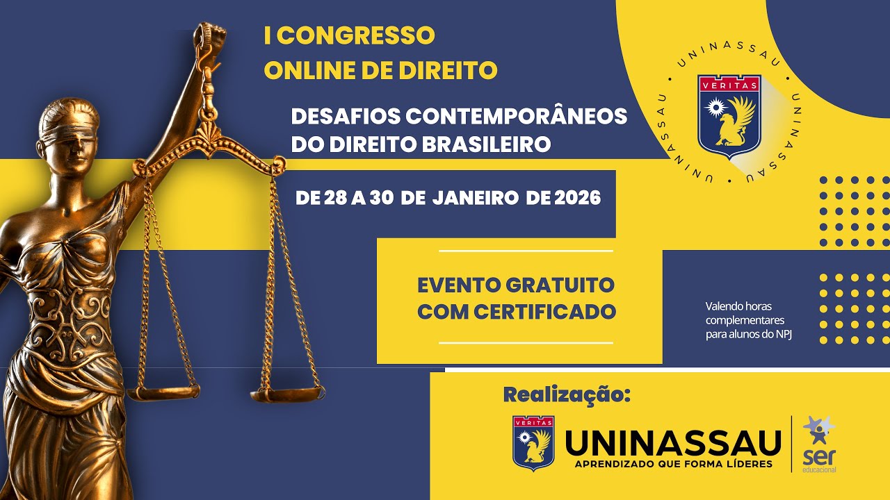 I Congresso Online de Direito 29 01   2º dia de palestras   2026 01 29 18 24 GMT 03 00   Recording