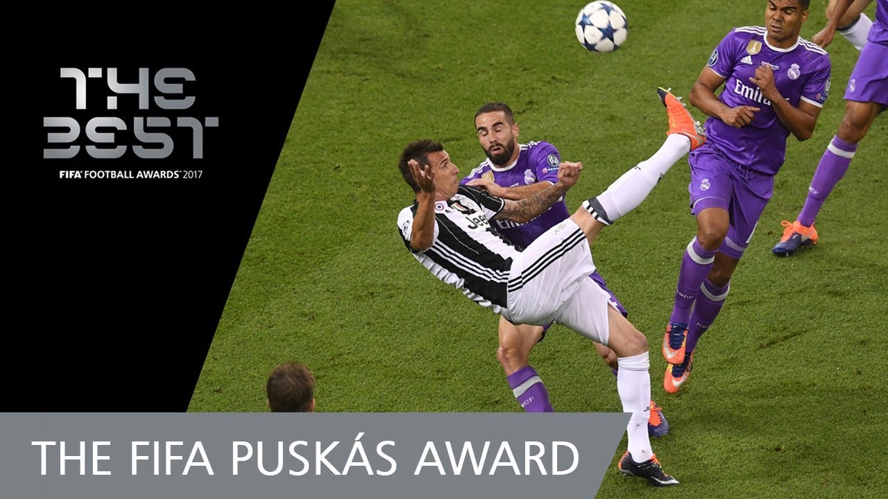 Mario MANDZUKIC GOAL | FIFA PUSKAS AWARD 2017 NOMINEE