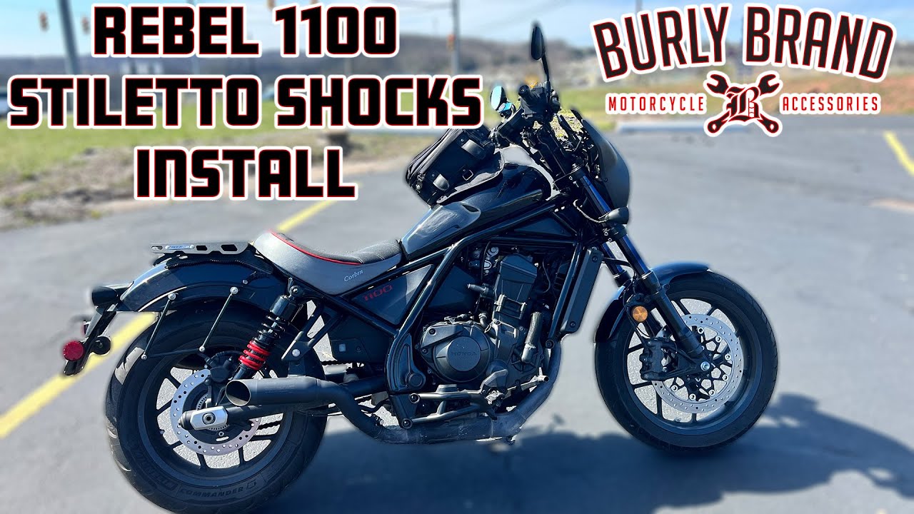 Burly Brand Rebel 1100 Stiletto Shocks Install