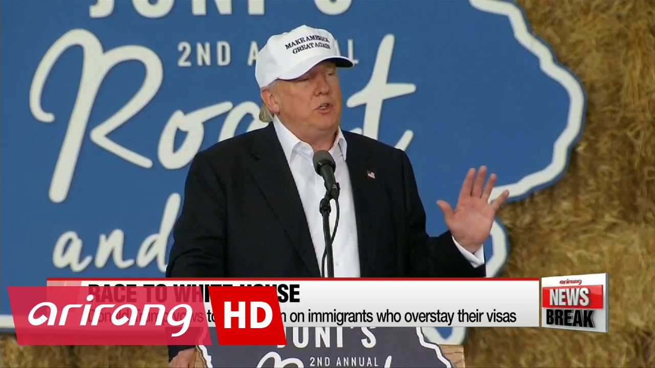 Trump vows to crackdown on immigrants who overstay their visas