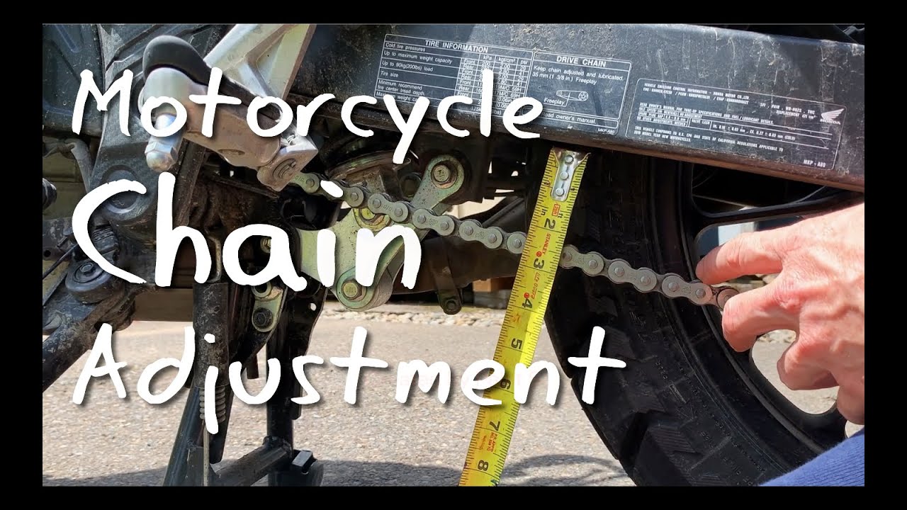 Motorcycle Chain Adjustment on the 2019 Honda CB500X | Oregon Motorcycle 2020