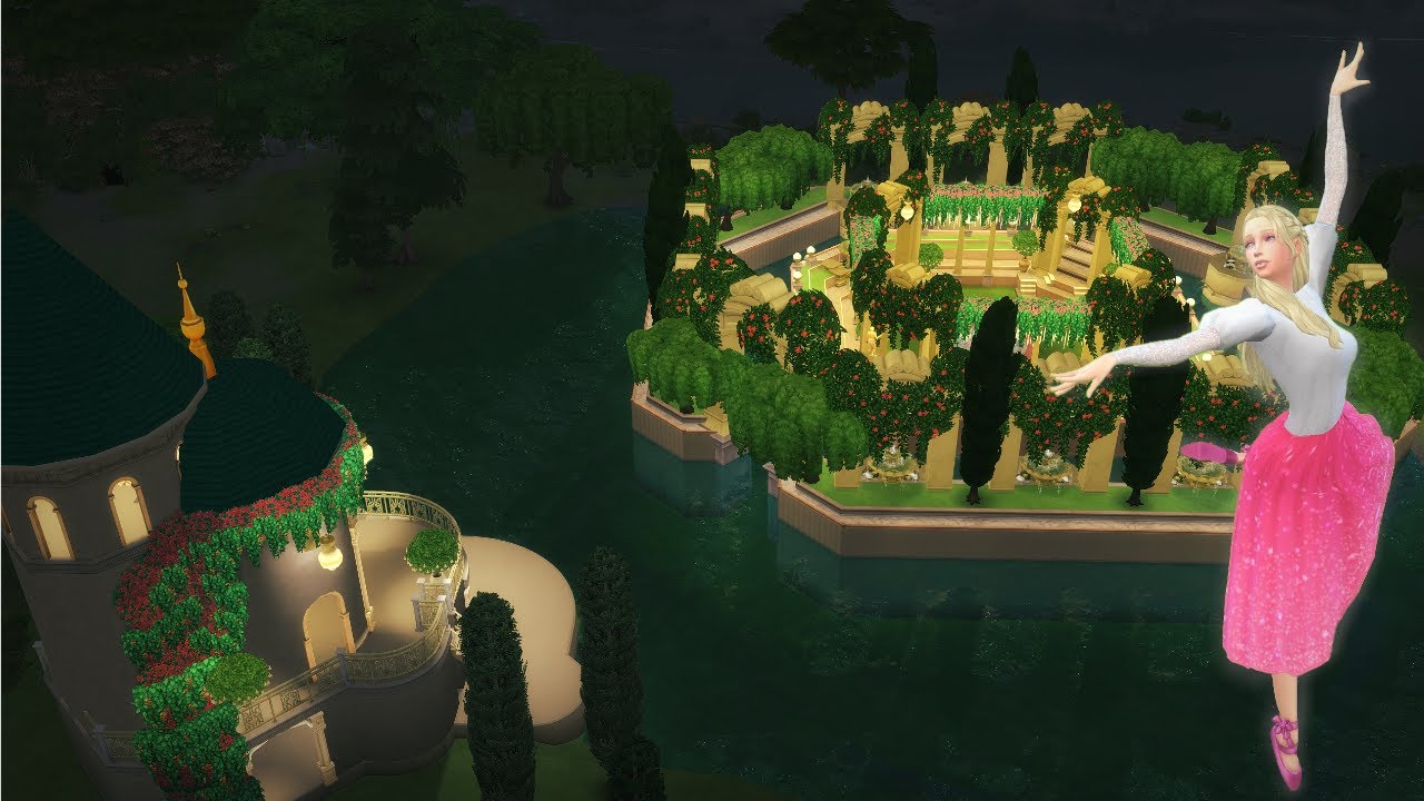 Kiosque Barbie and the 12 Dancing Princesses 🩰 | The Sims 4 | Speed Build and Machinima | No CC
