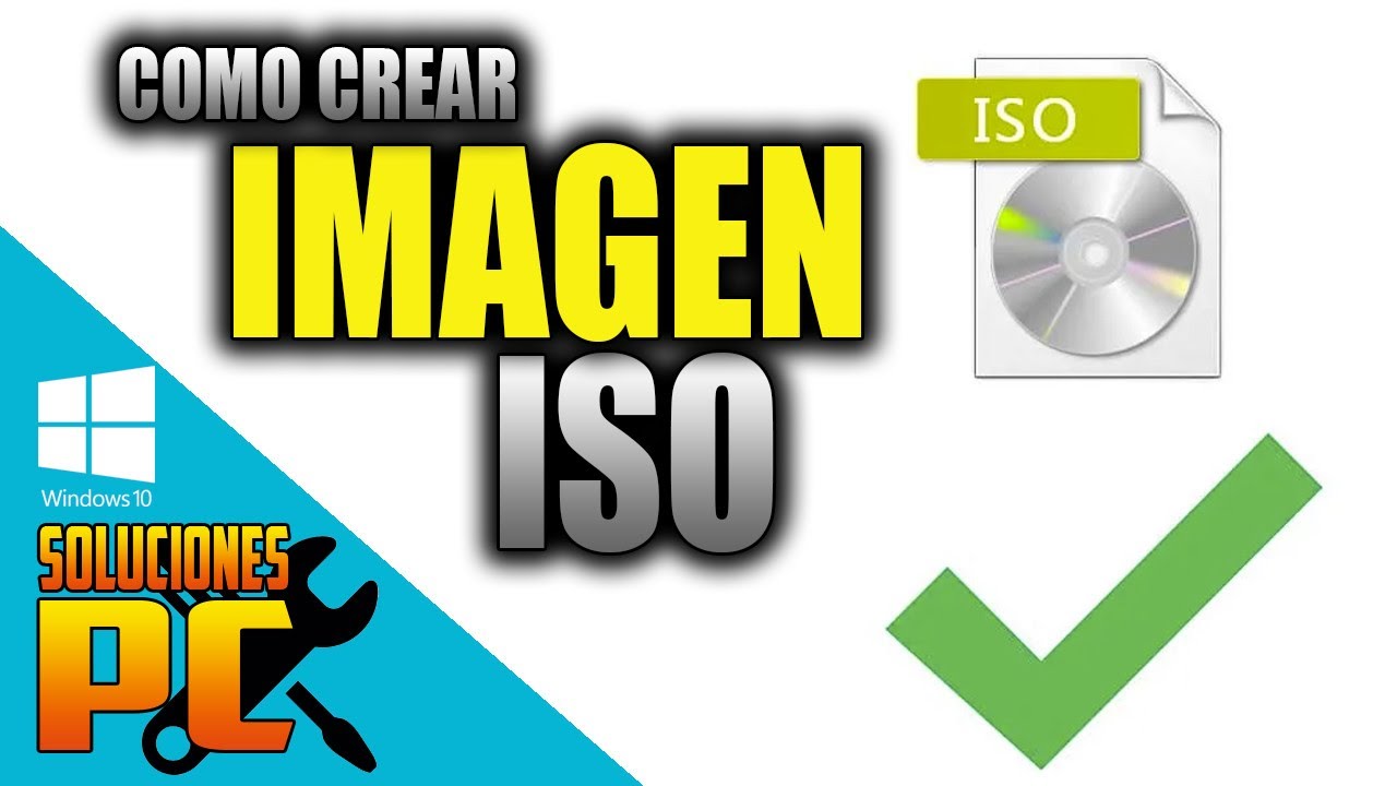 Como crear una imagen ISO desde un CD o DVD - 2021