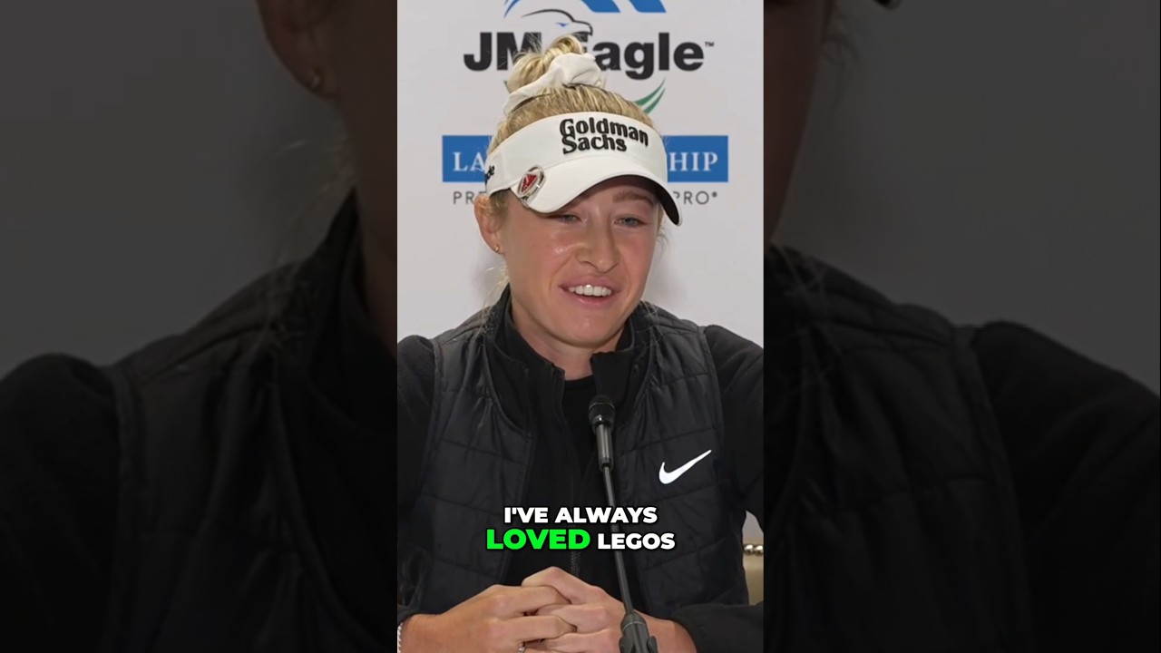 Nelly Korda's new hobby? LEGOs! #golf