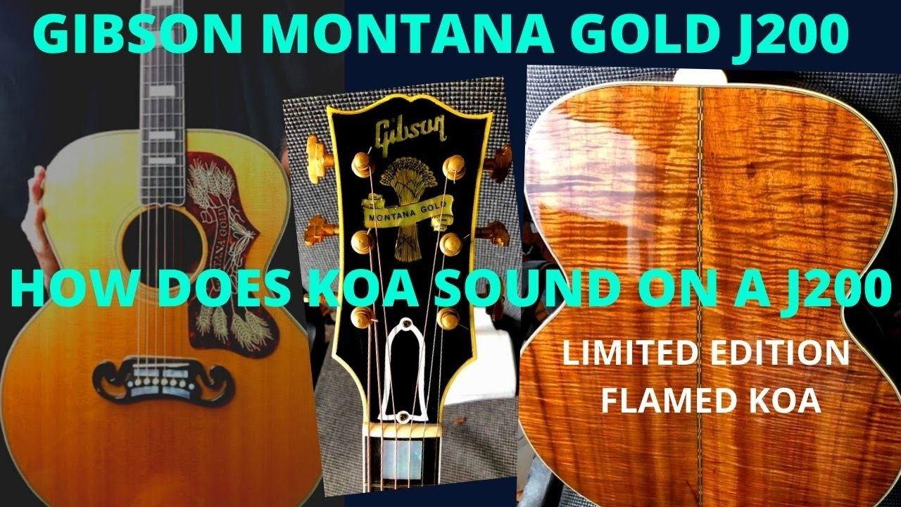 GIBSON MONTANA GOLD J200 KOA LIMITED EDITION GUITAR REVIEW IN SINGAPORE WITH JARVIS