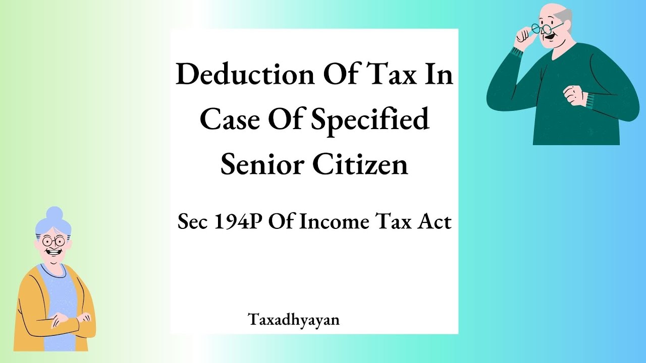 Sec 194P of Income Tax Act