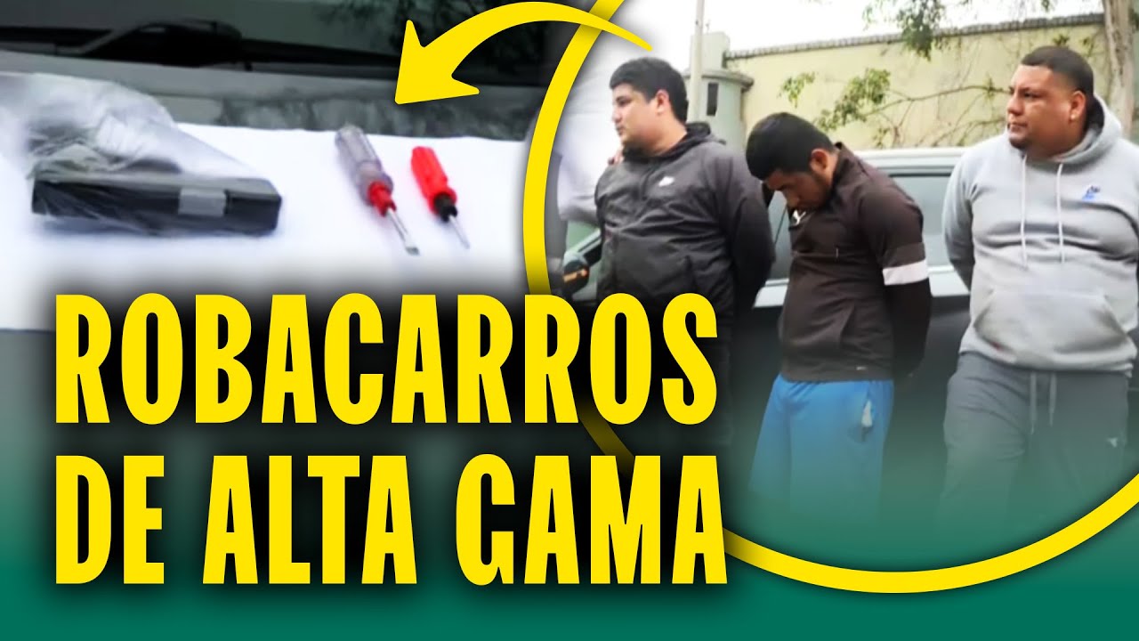 &iexcl;Ten&iacute;an varias denuncias previas! Capturan presuntos robacarros con arma y herramientas