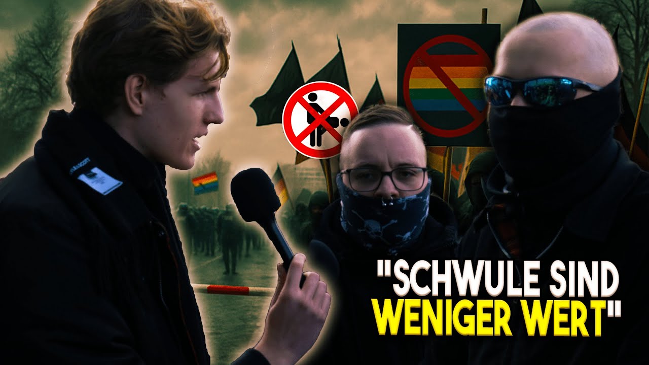 Befrage NIEMALS einen RECHTEN zu LGBTQ...