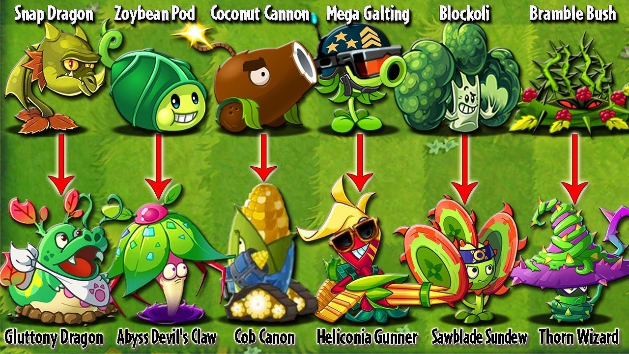 Pvz 2 Discovery - All Plants Chinese Version Evolution NOOB - PRO version