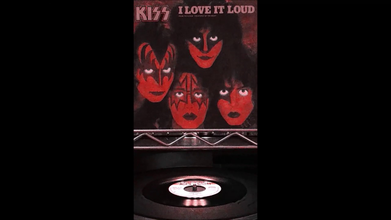 KISS I LOVE IT LOUD 45 rpm single