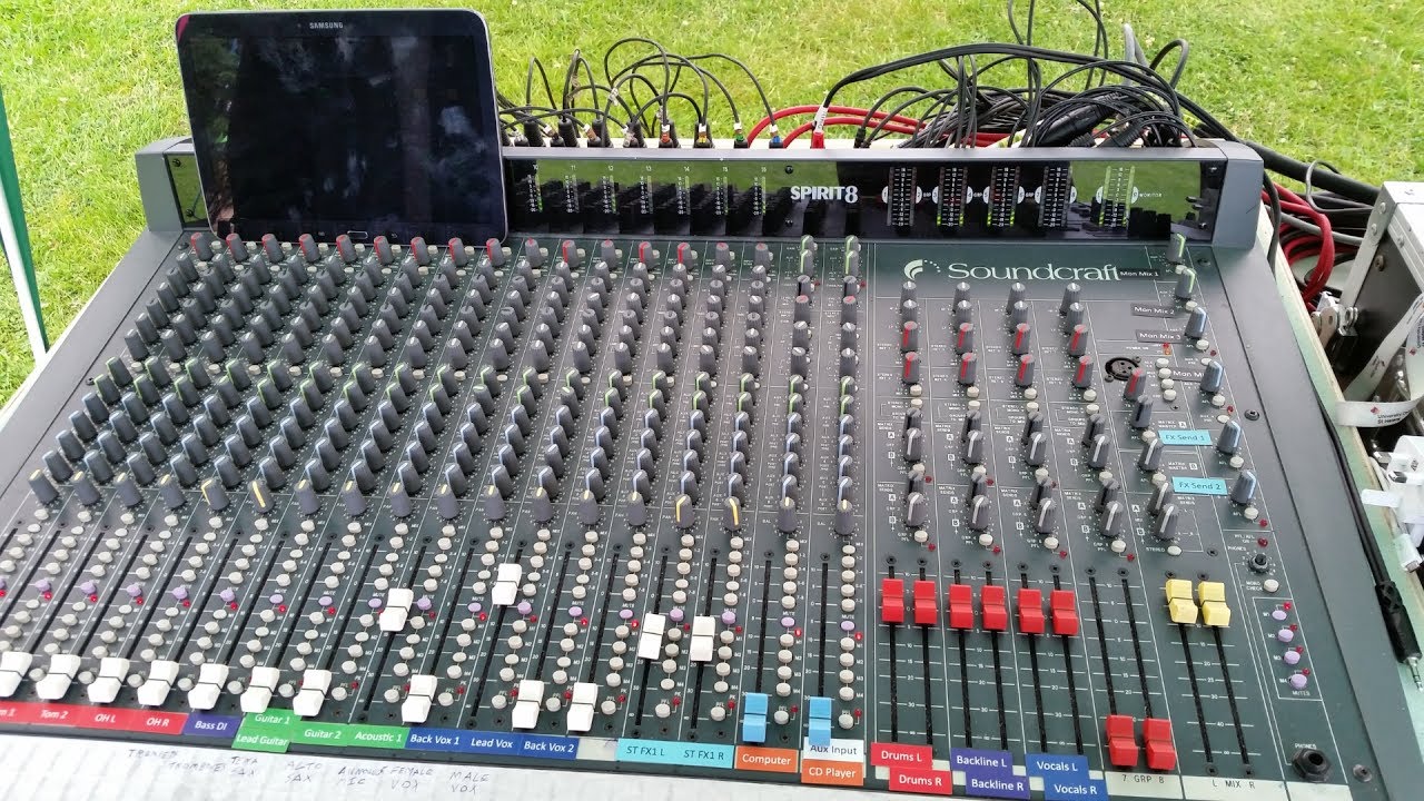 Реставрация микшерного пульта Soundcraft Spirit 8 (16/8/2) — чистка, ремонт и сборка (самовывоз с...