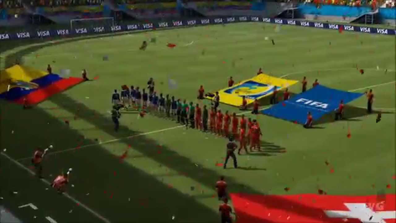 2014 FIFA World Cup Brazil - Switzerland vs Ecuador Gameplay [HD]