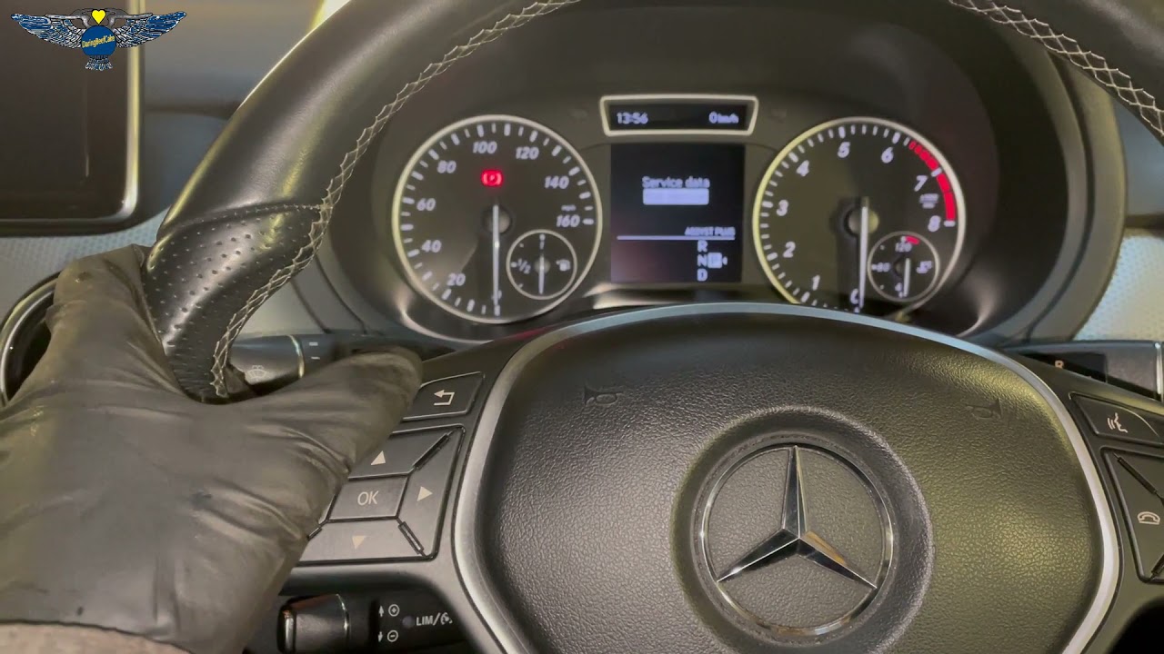 Mercedes B-класс 2012 w246 сброс сервиса