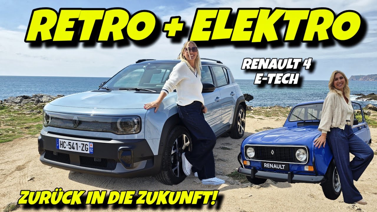 Kultauto als Stromer⚡️Renault 4 E-Tech erste Fahrt mit allen wichtigen Infos.