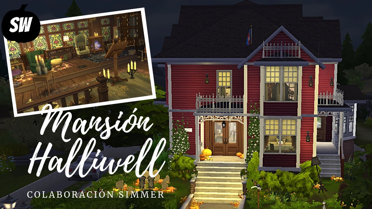 Mansión Halliwell - Versión Halloween | Colaboración Simmerween 2021 | SPEED BUILD