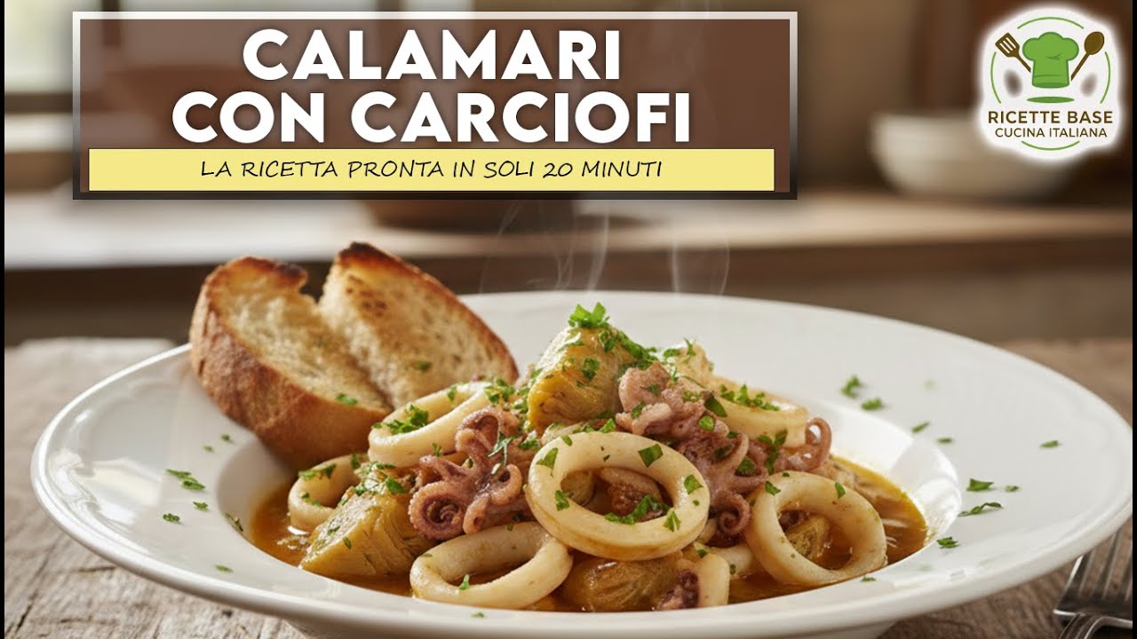 CALAMARI e CARCIOFI: Il Segreto per un Secondo Piatto Tenero e Saporito!