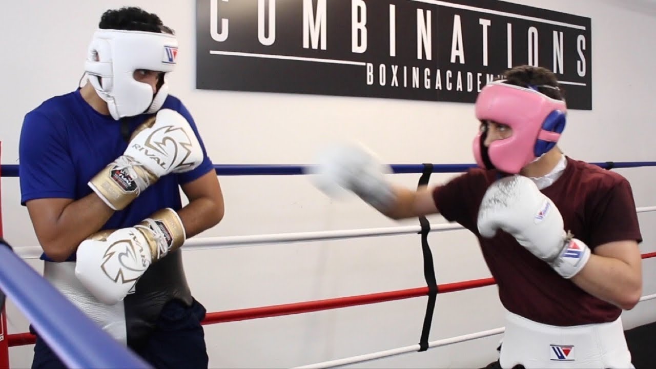 FULL SPARRING: DAVID BENAVIDEZ VS JOSE “RAYO” VALENZUELA, DAVID WORKING DEFENSE & JOSE OFFENSE