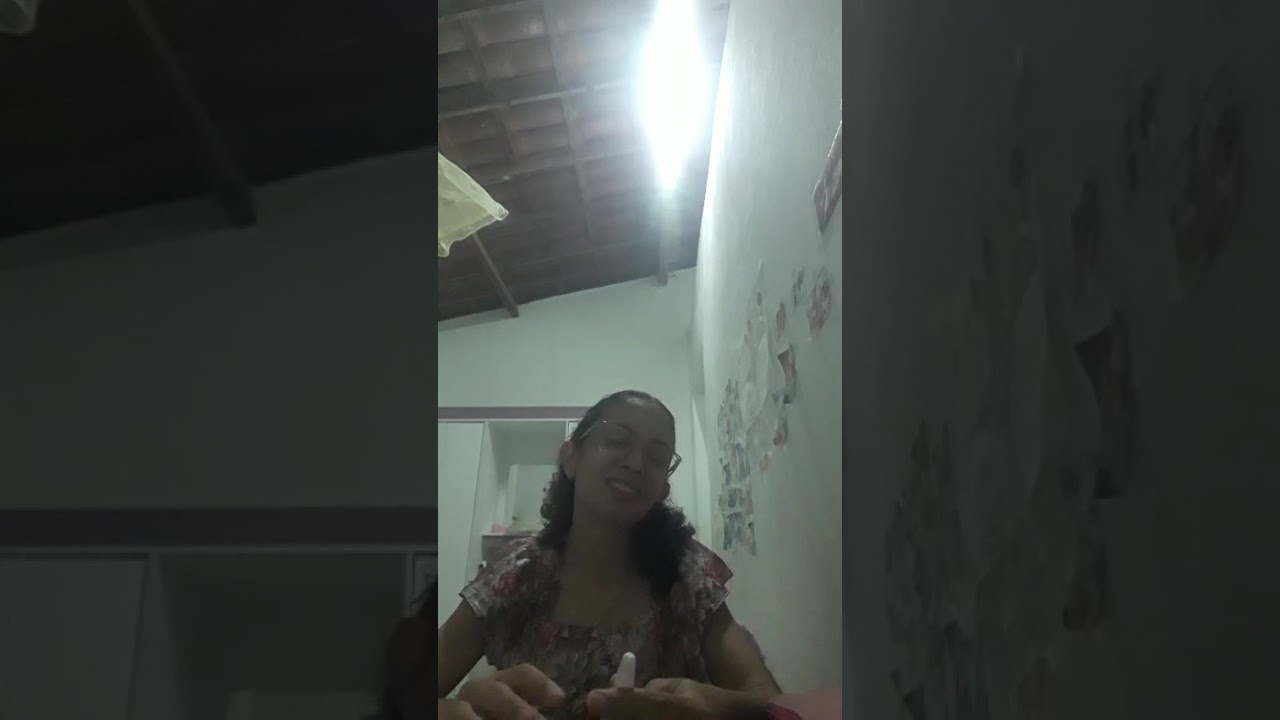 Ganhei um smalt rosa claro da minha mãe.