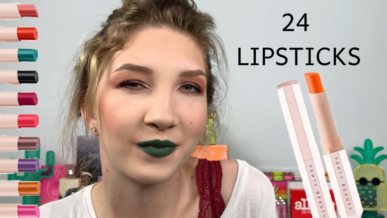 Lip Swatches Of ALL 24 MATTEMOISELLE LIPSTICKS
