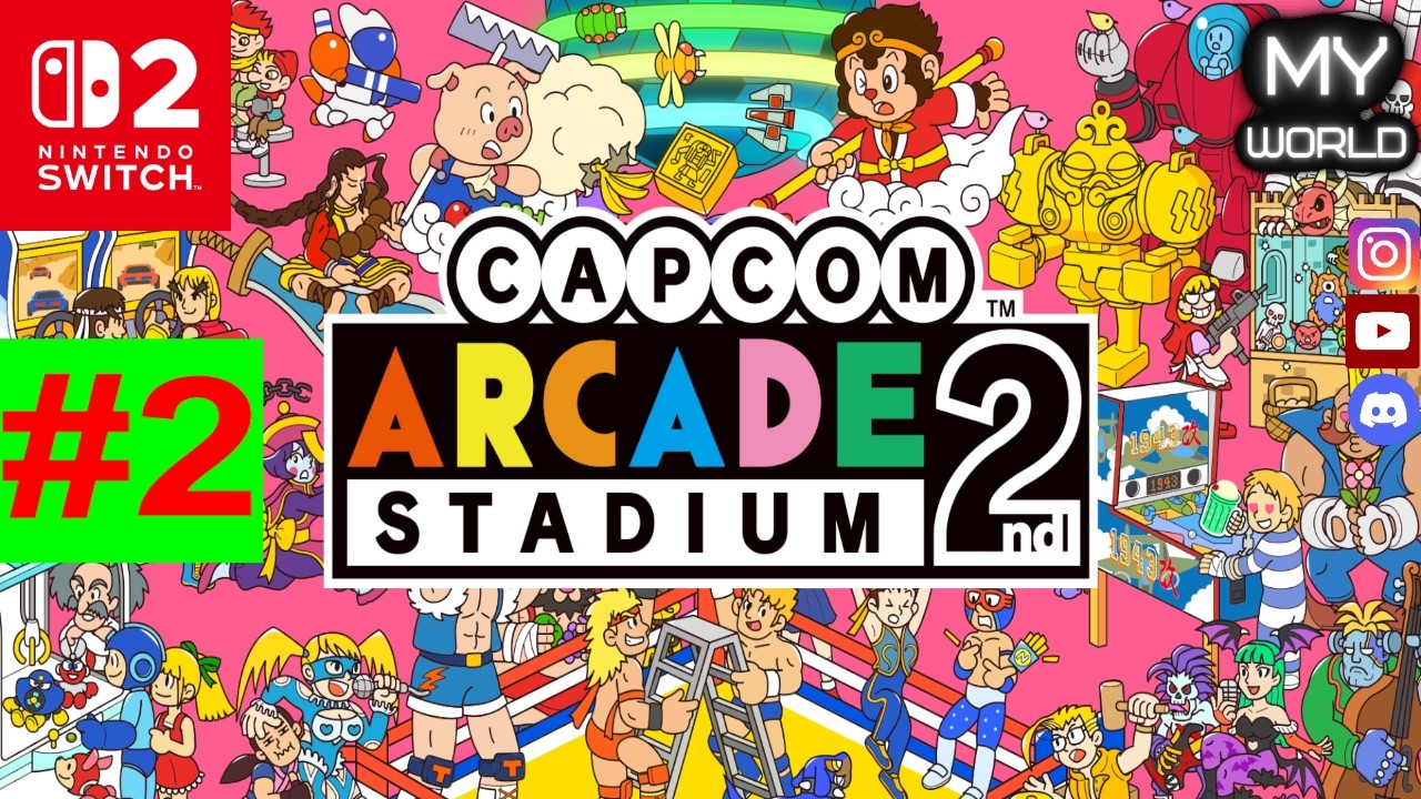 #2 Capcom Arcade Stadium 2 - LIVE - #retrogaming #capcom #nintendoswitch