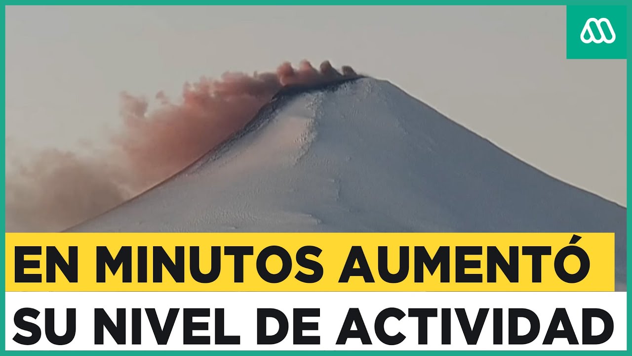 Alerta Naranja en el Volcán Villarrica: Equipo de Meganoticias registró aumento de actividad