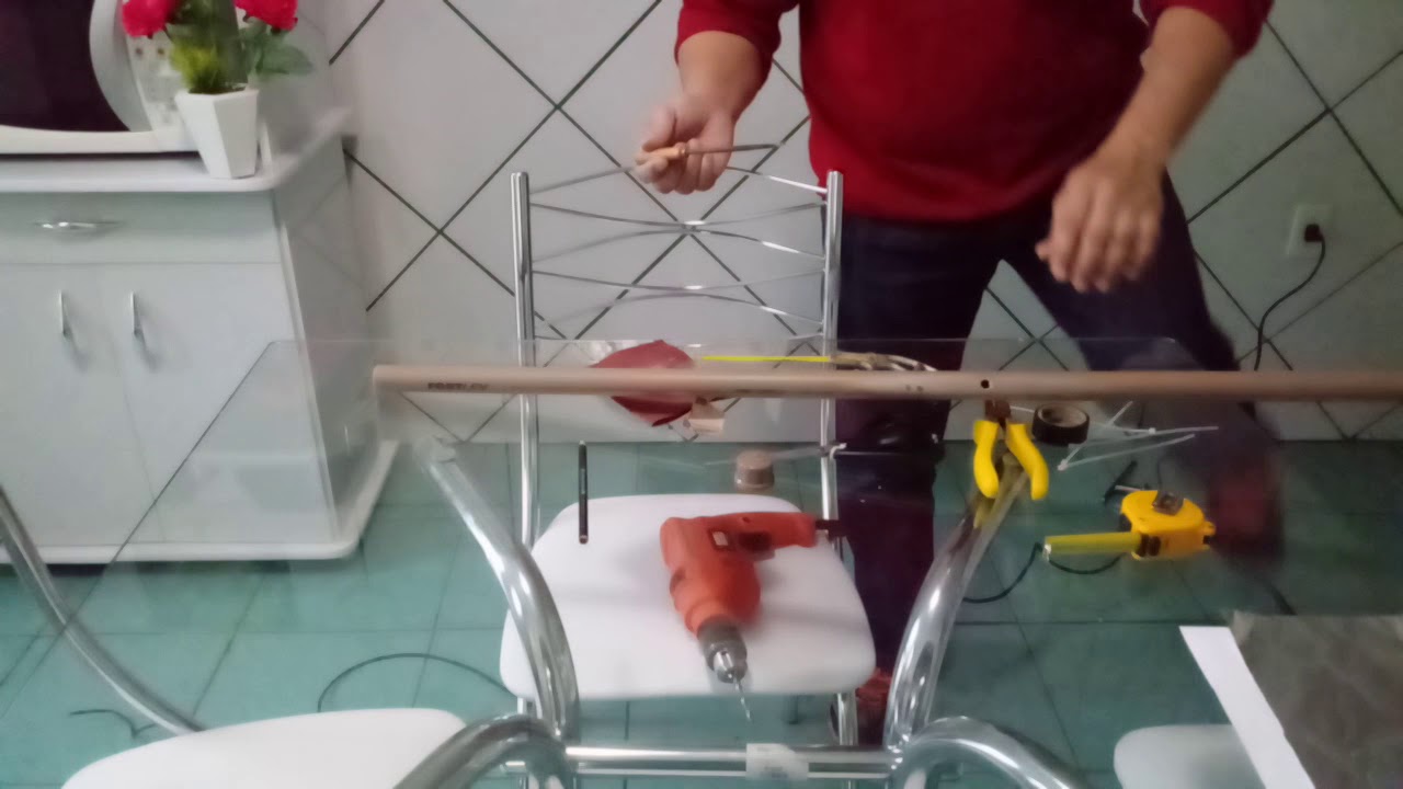 #flowerpot, como hacerla, costo beneficio 100% efectiva ,👍😀 mi primer antena 💎.#flowerpot