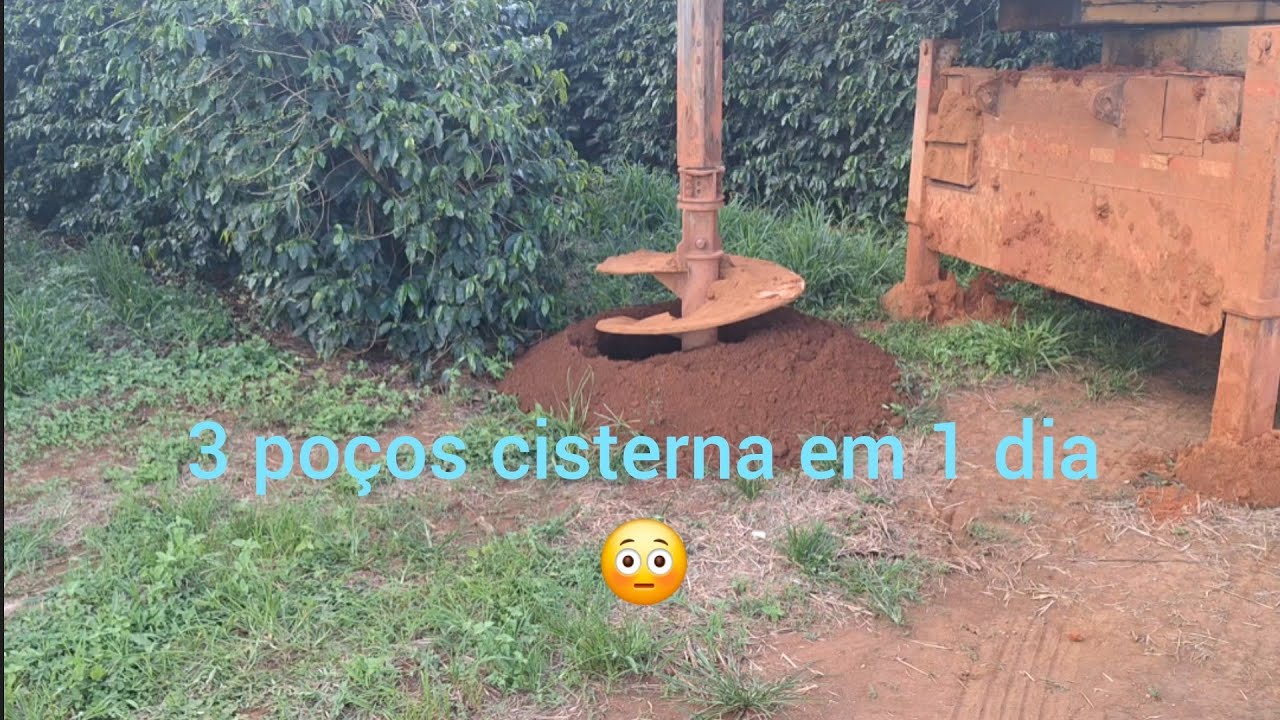 3 poço cisterna em 1 dia 😳