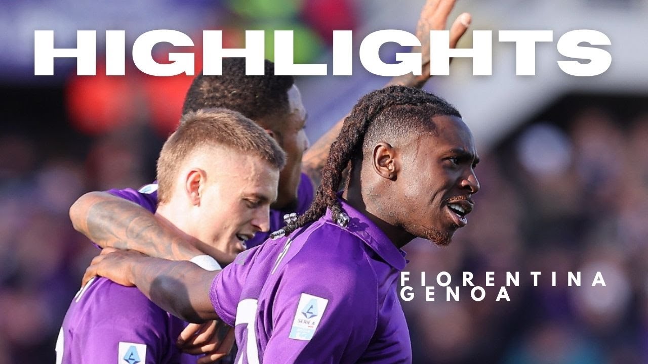 Highlights Fiorentina vs Genoa 2-1 (Kean, Gudmundsson, De Winter)