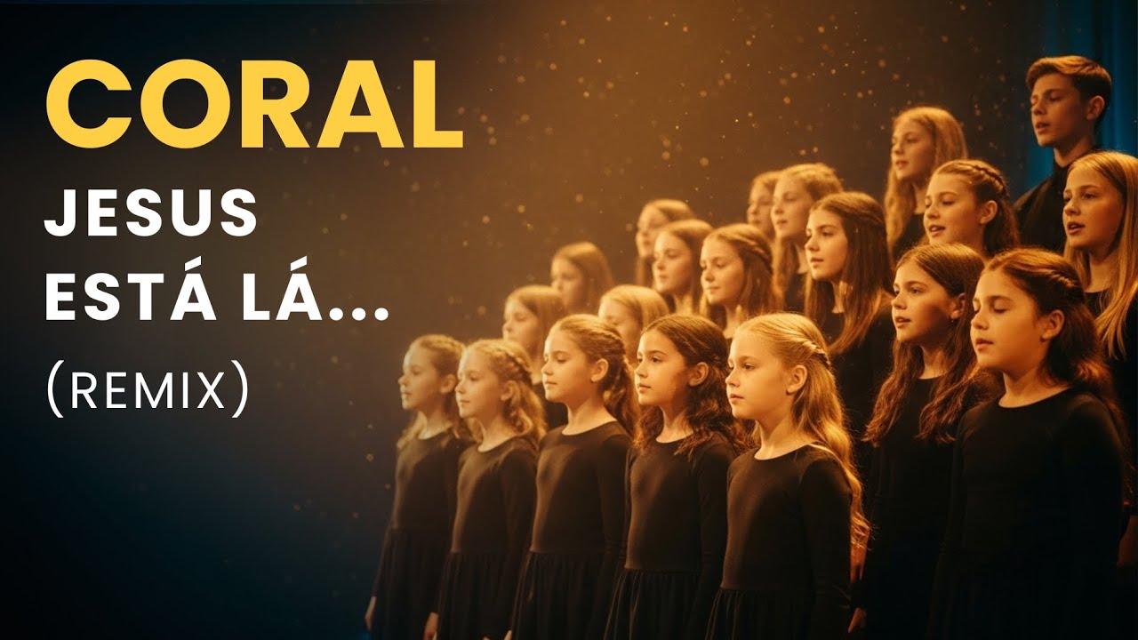 “Música: Jesus está lá– Coral Infantil | Louvor que Toca o Céu”