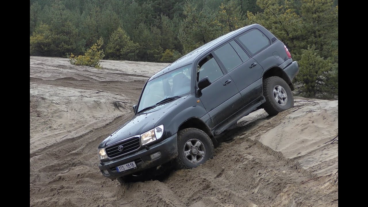 DESERT DRIVING Training and self RESCUE STUCK CAR from the Sand Dunes. TOYOTA Land Cruiser 100 HDJ