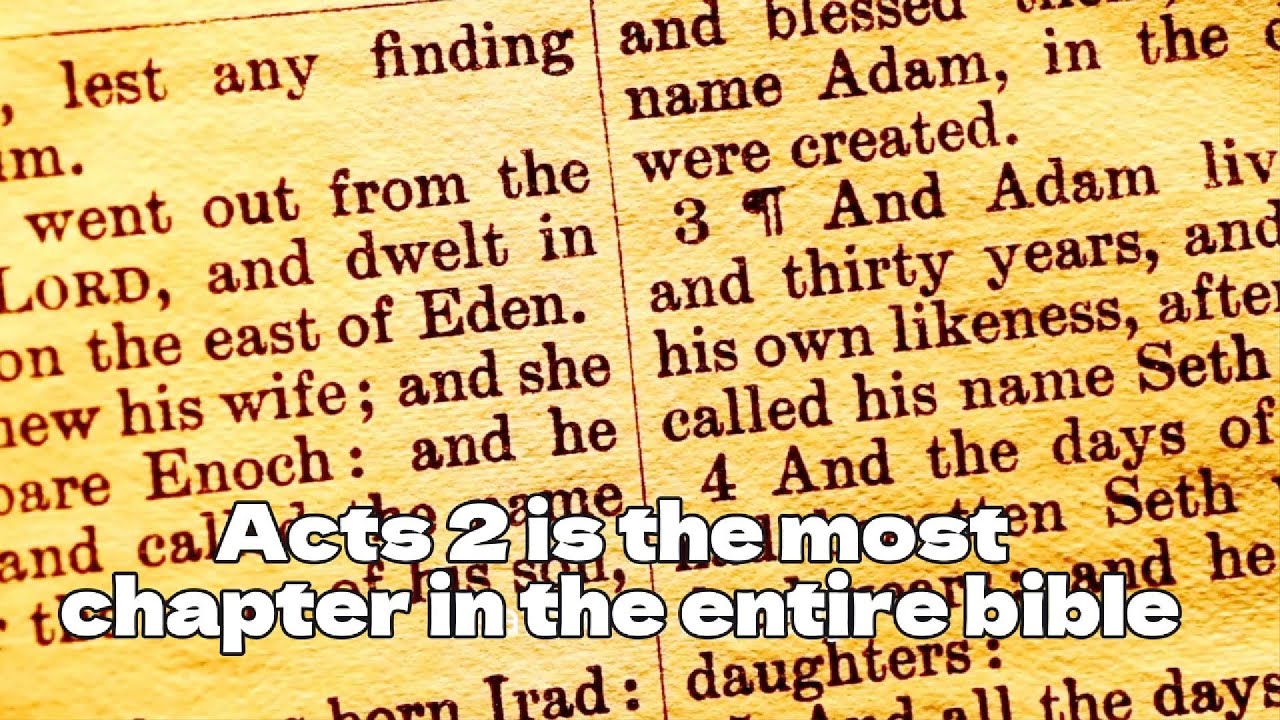 Why Acts 2 Is the Most Powerful Chapter in the Bible | The Birth of the Church