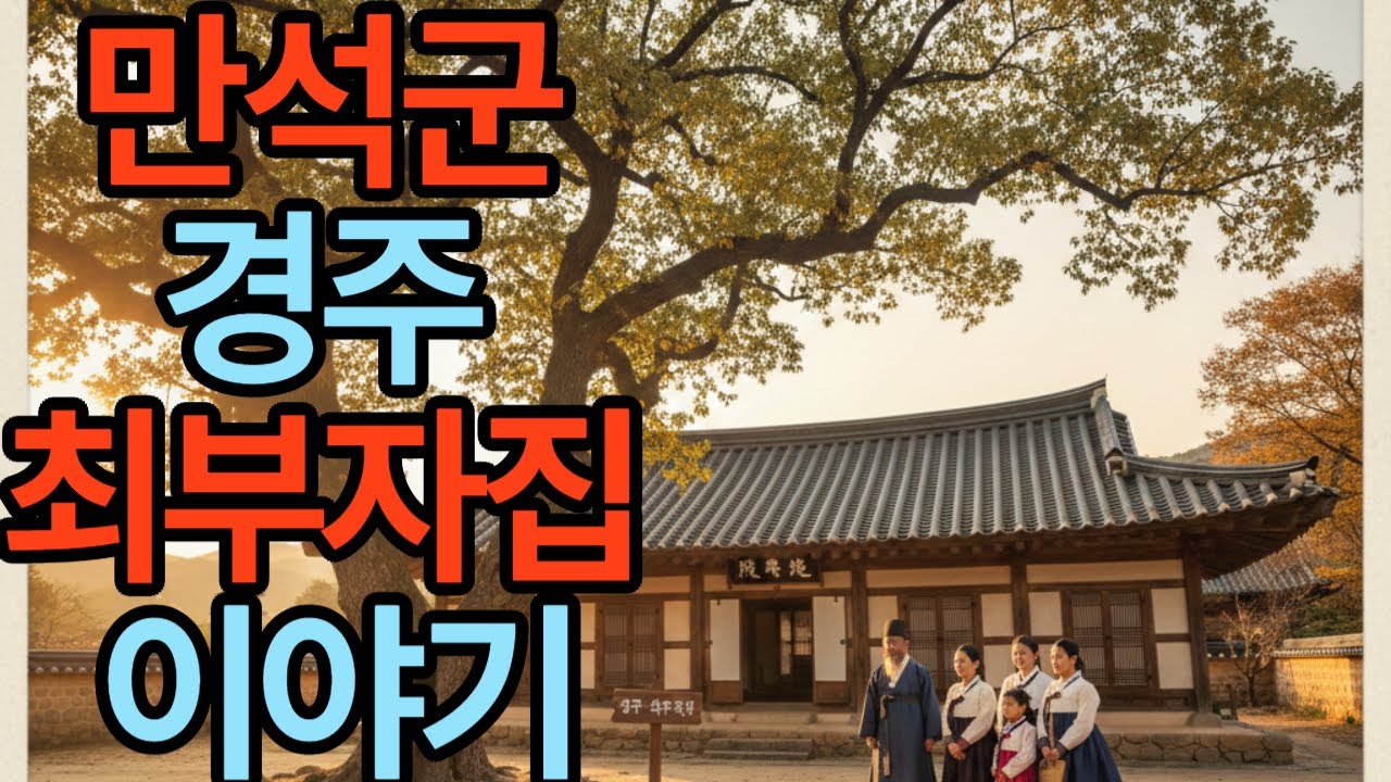 만석군 경주 최부자집 이야기     #시니어    #60 70   감동사연