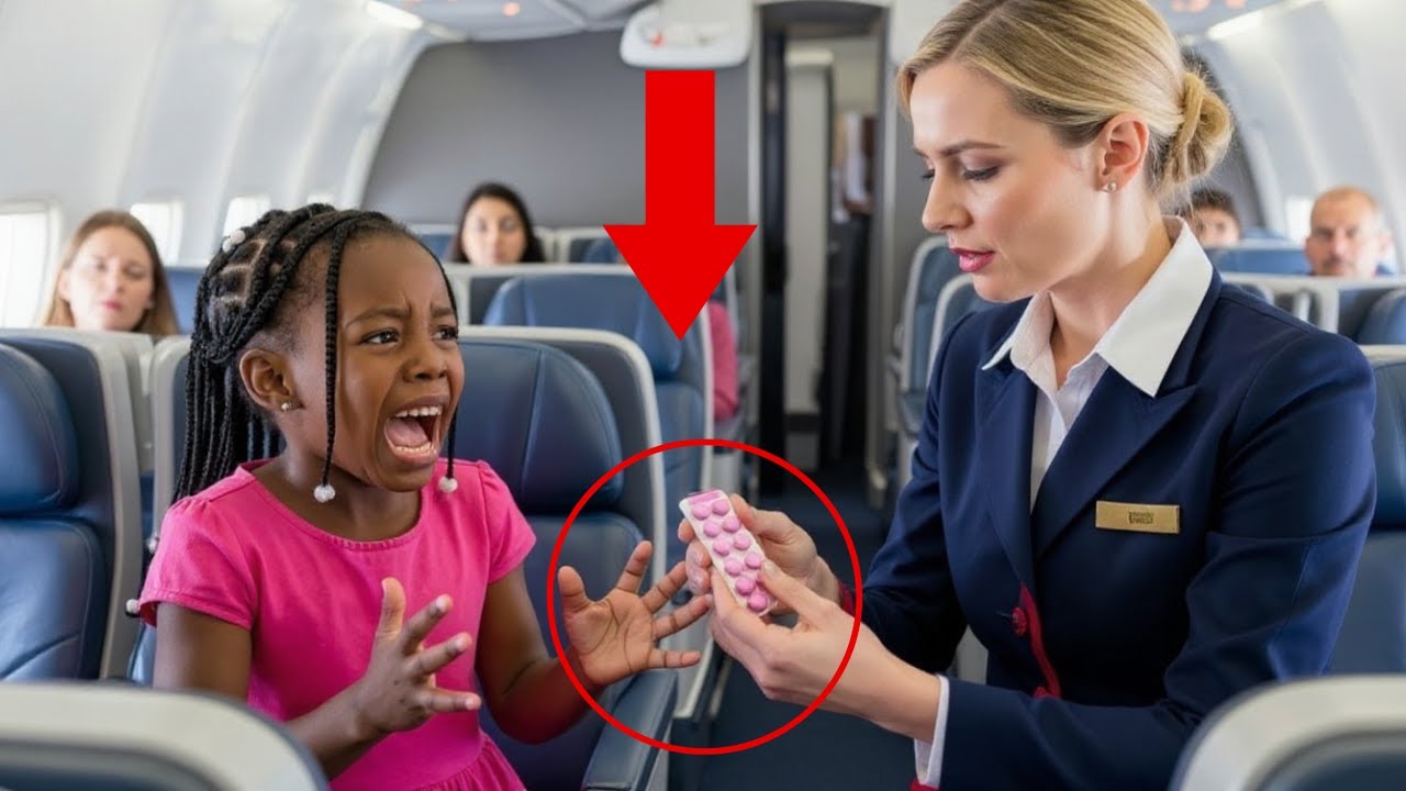 Une hôtesse détruit les pilules d’une fille noire — secondes plus tard, son père bloque l’avion