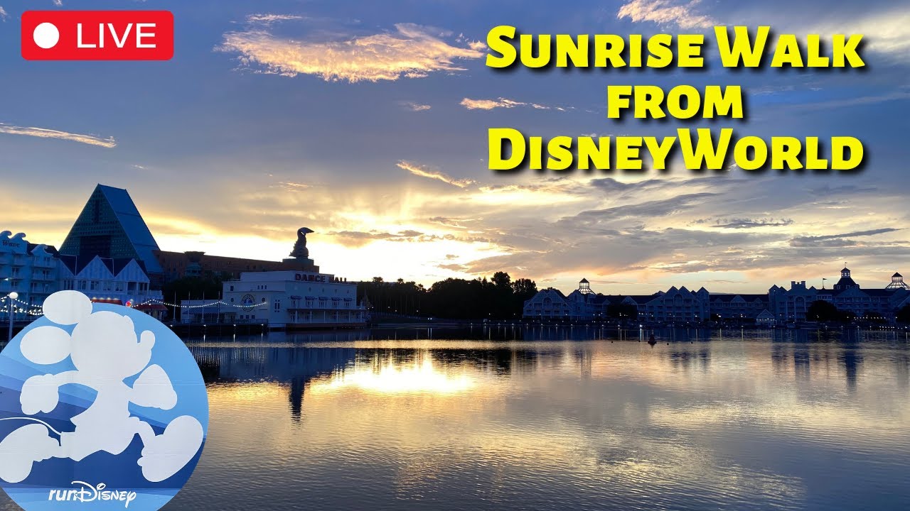 🔴LIVE🔴 45 Min Walk or Run Treadmill Series POV at Disney World | RunDisney, Training, Motivation