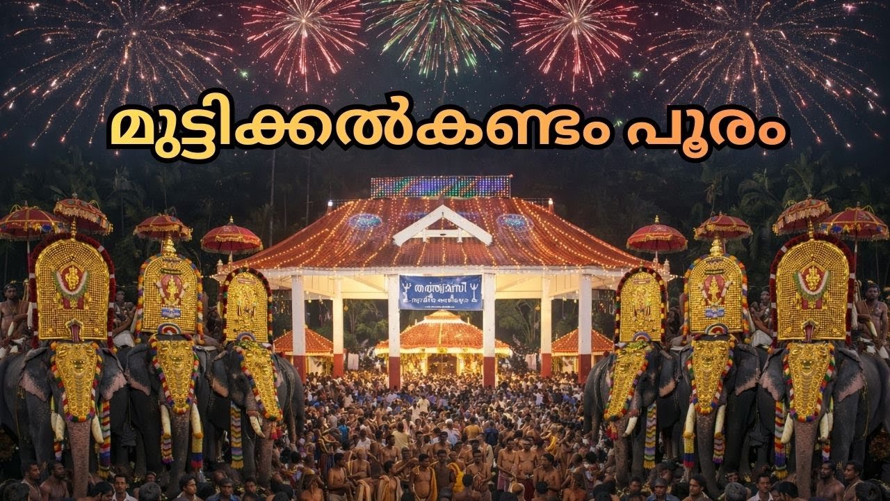 മുട്ടിക്കൽകണ്ടം പൂരം - പ്രധിഷ്ഠാധിന താലപ്പൊലി മഹോത്സവം🐘 - അയ്യപ്പ ക്ഷേത്രം⛩️🐘 #കരിമ്പ #പൂരം