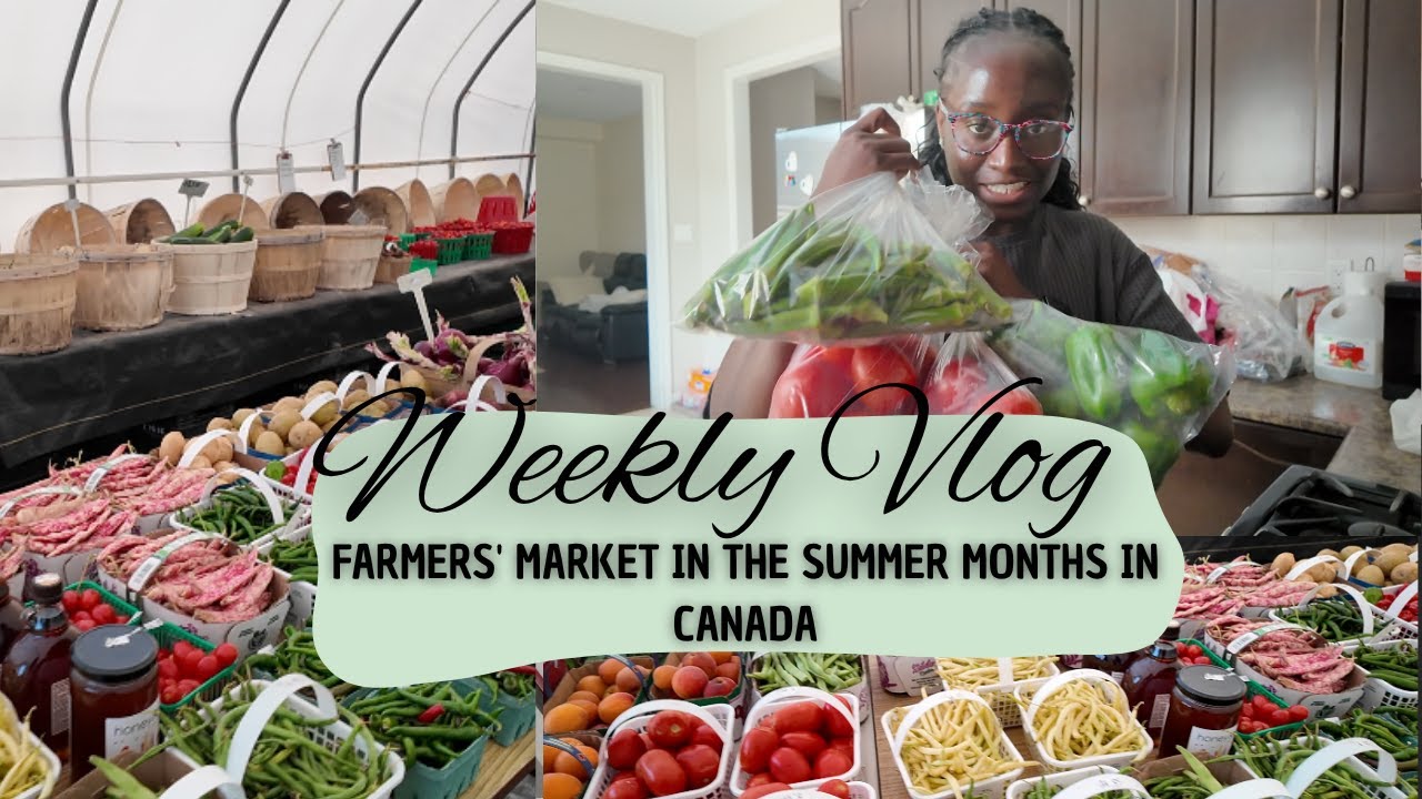 Weekly Vlog| It's the Season for Farmers Market| Cook With Me | Injured My Knee While Working Out