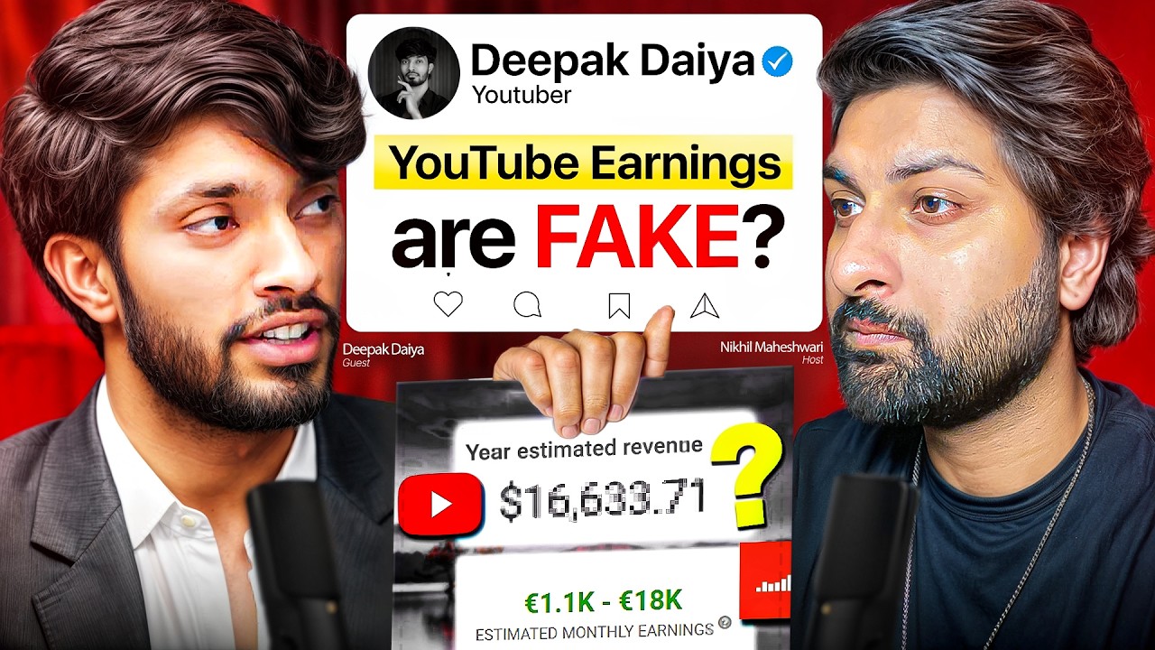 Deepak Daiya Monthly INCOME, EXPOSED Social Media FIGHTS, Cringe Girls Content! ​⁠@DeepakDaiya20