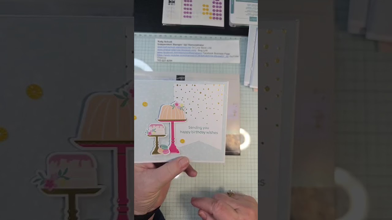 Birthday Fancy Kit by Stampin' Up! & Alternates. And give away drawing from last weeks Make A Card.