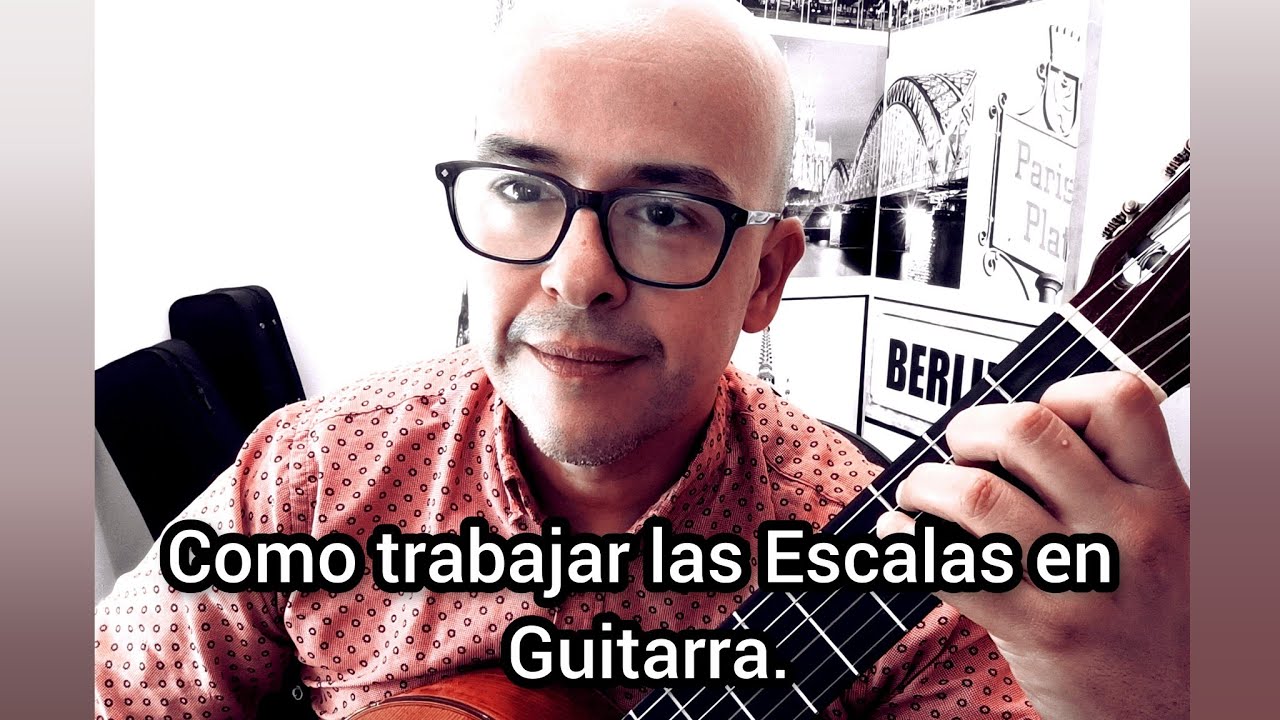 Como trabajar las Escalas en Guitarra. Escala de Do Mayor.