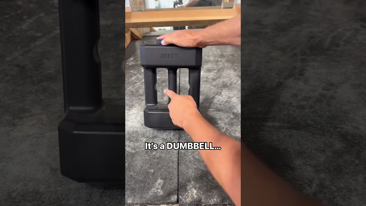 DIY concrete Dumbbells & Weight Plates! 🤯. 25 lb molds for $19! Sizes available: 25, 40, 60, and 80