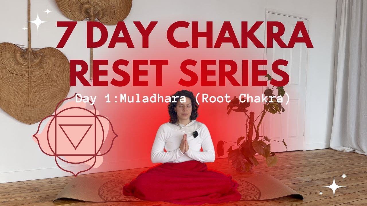 Day 1 | Root Chakra Yoga Flow | 20 Min Grounding Practice - Seed Mantra “Lam” | Chakra Reset Series🍄