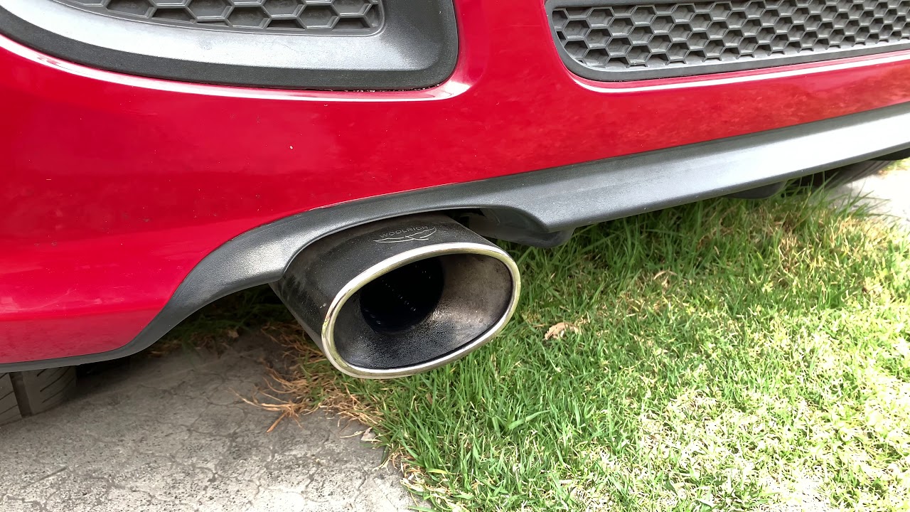 Fiat 500 sport custom exhaust