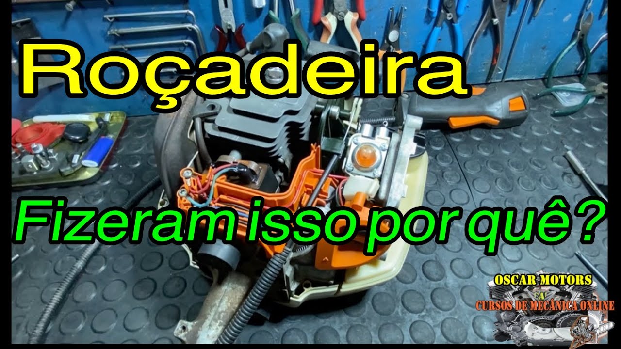 Roçadeira Gasolina, Porque Fizeram Isso com Essa Roçadeira?