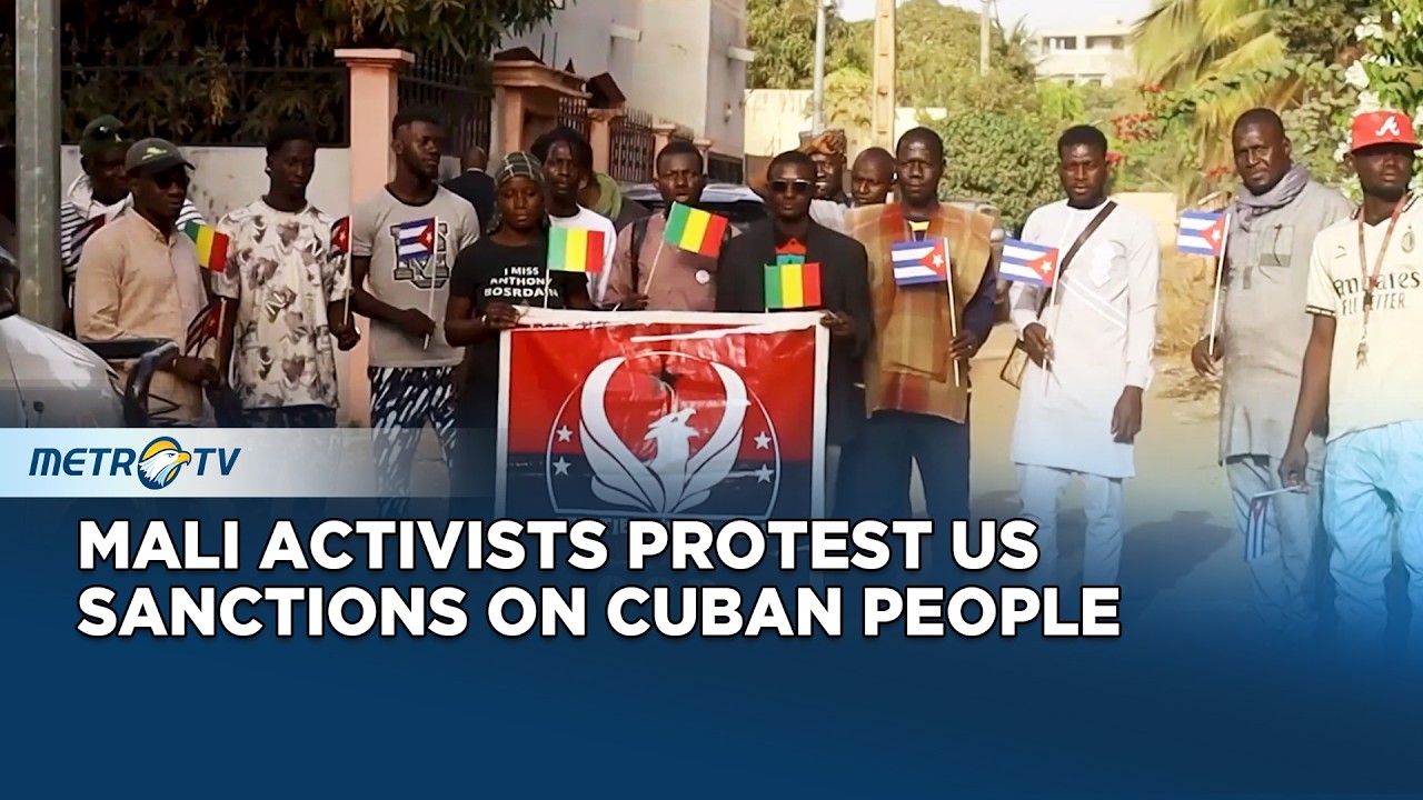 Mali Protesters Decry US Strangulation of Cuba