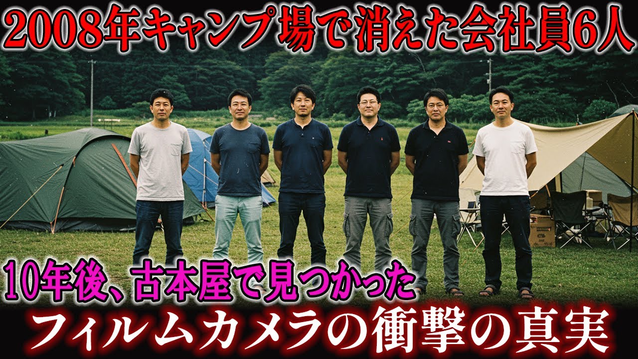 2008年、キャンプ場で消えた会社員6人…10年後、古本屋で見つかったフィルムカメラに残された写真の衝撃的な真実