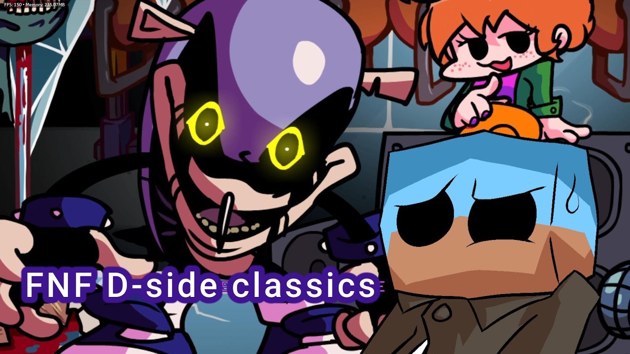 Time for the classic D-side songs that made D-side - Friday night funkin/FNF D-side (Redux)